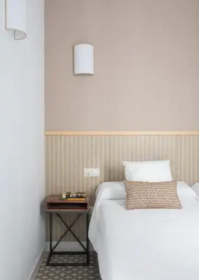 Cama o camas de una habitación en La Francesa Alameda