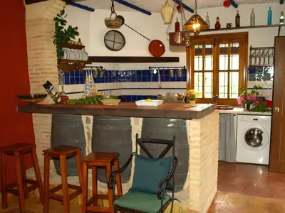 Una cocina o zona de cocina en Huerta el Fontanarillo