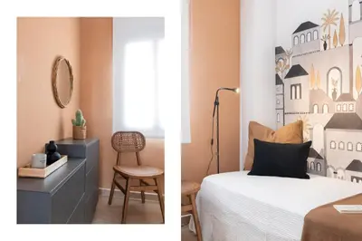 Cama o camas de una habitación en AvantiStays Torre del Valle, recien reformado!
