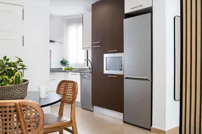 Una cocina o zona de cocina en AvantiStays Torre del Valle, recien reformado!