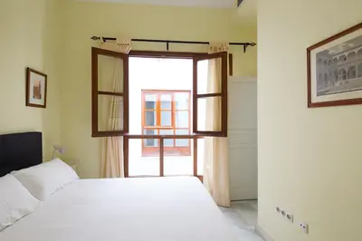 Cama o camas de una habitación en Veoapartment Miguel Terrace