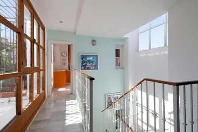 Una televisión o centro de entretenimiento en Veoapartment Miguel Terrace