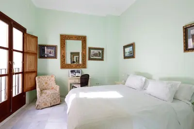 Cama o camas de una habitación en Veoapartment Miguel Terrace