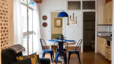 Una cocina o zona de cocina en Wallada Casa del Indiano