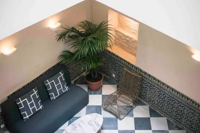 Zona de estar de Casa Boutique La Pila del Pato