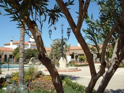 Jardín al aire libre en Cortijo de Frías