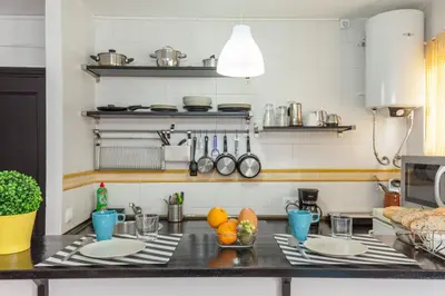 Una cocina o zona de cocina en Acogedor apartamento centro Castellar alto