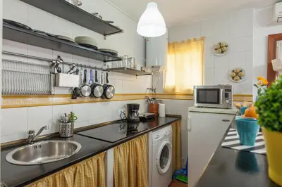 Una cocina o zona de cocina en Acogedor apartamento centro Castellar alto