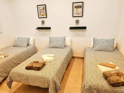 Cama o camas de una habitación en Luxury Center