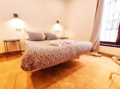 Cama o camas de una habitación en Luxury Center