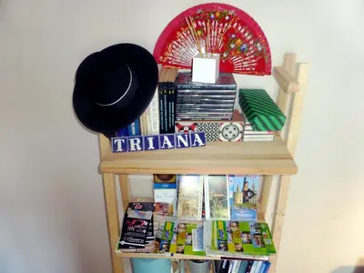 Biblioteca en el apartamento