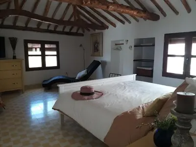 Cama o camas de una habitación en Molino Mairena