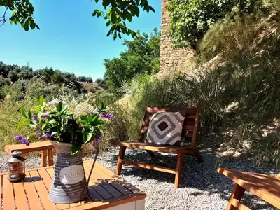 Jardín al aire libre en Molino Mairena