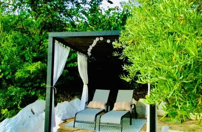 Jardín al aire libre en Finca San Juan Alojamiento Boutique