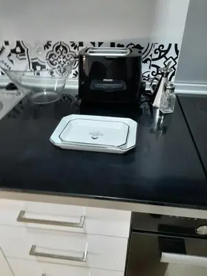 Una cocina o zona de cocina en Selecta Apartamento con piscina en Calle Juzgado