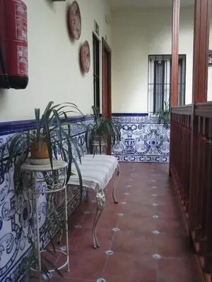 Zona de estar de Pension Doña Trinidad