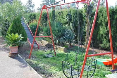 Jardín al aire libre en Vivienda Turística Rural Mari Carmen