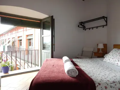 Cama o camas de una habitación en Casa La Espartería de la Corredera