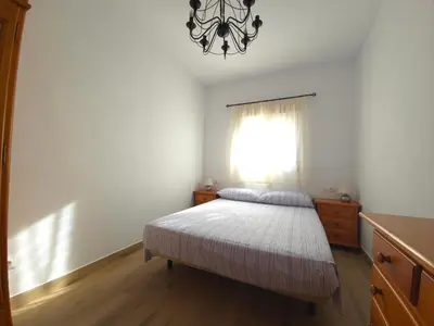 Cama o camas de una habitación en Villa Montiel