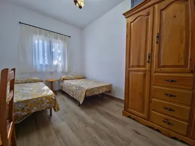 Cama o camas de una habitación en Villa Montiel