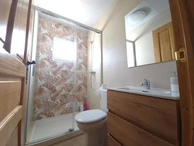 Un baño de Villa Montiel