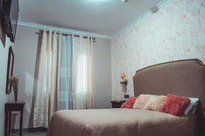 Cama o camas de una habitación en La Morona Hotel