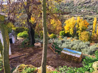 Jardín al aire libre en Casa Rural Dolores