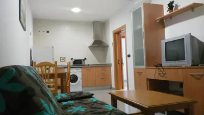 Una cocina o zona de cocina en Hotel Albanta