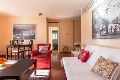 Zona de estar de Apartamentos RG Conde de Ibarra con GARAJE