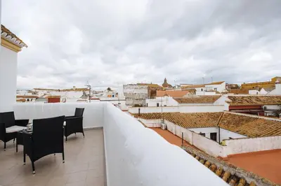 Plano de Piso Con Terraza y Vistas Espectaculares