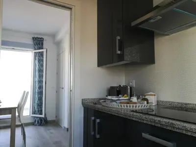 Una cocina o zona de cocina en Piso Con Terraza y Vistas Espectaculares