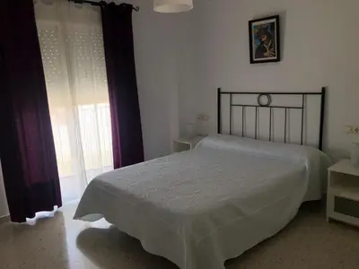 Cama o camas de una habitación en 3 Calle Margarita Nelken