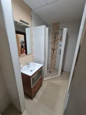 Un baño de Apartamento Plaza de la Corredera