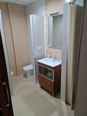 Un baño de Apartamento Plaza de la Corredera