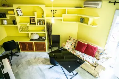 Zona de estar de Buhaira Apartment