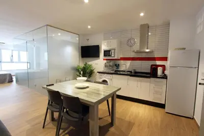 Una cocina o zona de cocina en Ardales Loft