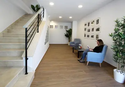 Zona de estar de Ardales Loft