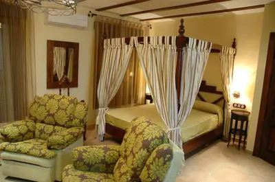 Cama o camas de una habitación en La Azacaya