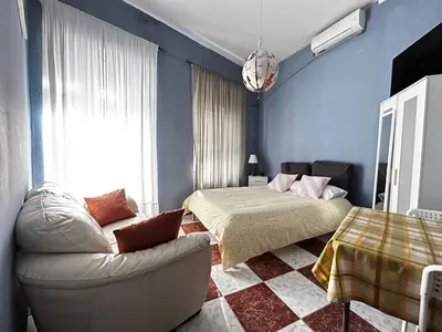 Zona de estar de Santa Isabel Low Cost Rooms in private house