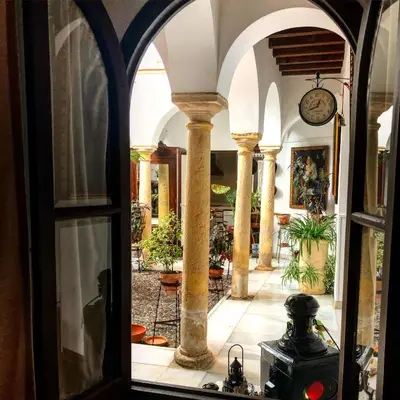 Un patio o zona al aire libre en Casa-Patio Axerquía