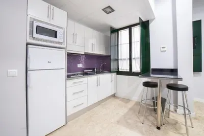 Una cocina o zona de cocina en Alohamundi Lumbreras I