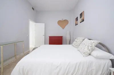 Cama o camas de una habitación en Alohamundi Lumbreras I