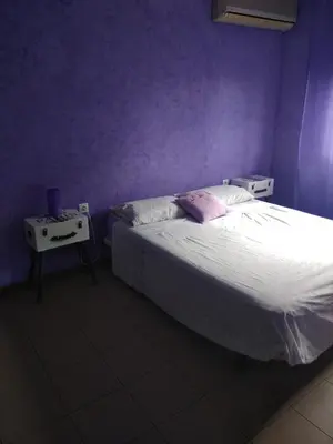Cama o camas de una habitación en Apartamento en Mezquita Puente de San Rafael No. 9