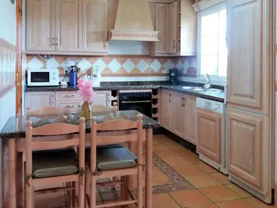 Una cocina o zona de cocina en Villa in Villanueva near El Torcal Park