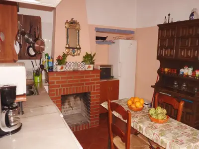Una cocina o zona de cocina en Cottage in Villanueva near El Torcal
