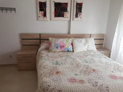 Cama o camas de una habitación en Casa Loli