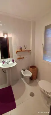 Un baño de Apartamento frente a Palacio de Congresos (Fibes)