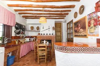 Una cocina o zona de cocina en Cortijo Borreguero
