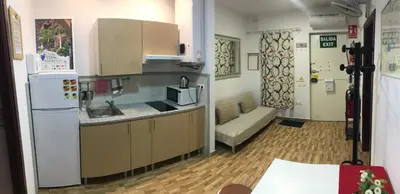 Una cocina o zona de cocina en CASA SUR APARCAMIENTO GRATIS