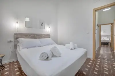 Cama o camas de una habitación en Apartamento Homies Córdoba - Parking incluido